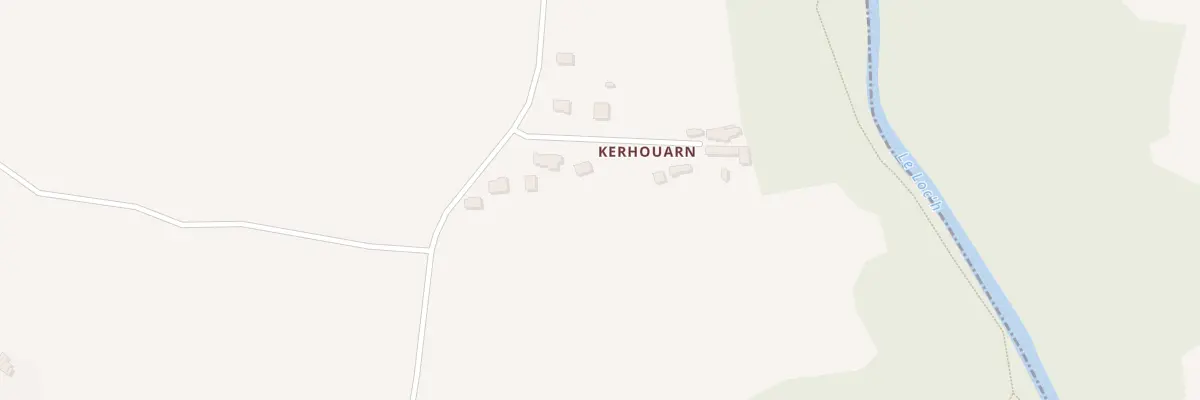 Plan du 6200 Kerhouarne à Brech