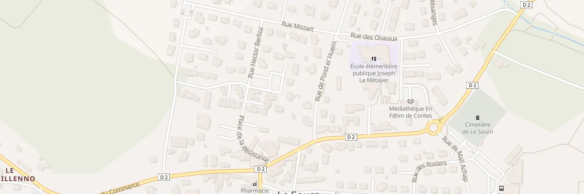 Plan du 15 Rue Hector Berlioz au Sourn
