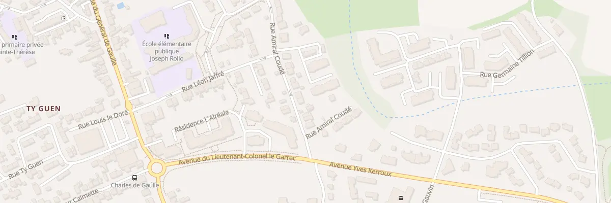 Plan du 38 Rue Amiral Coude à Auray