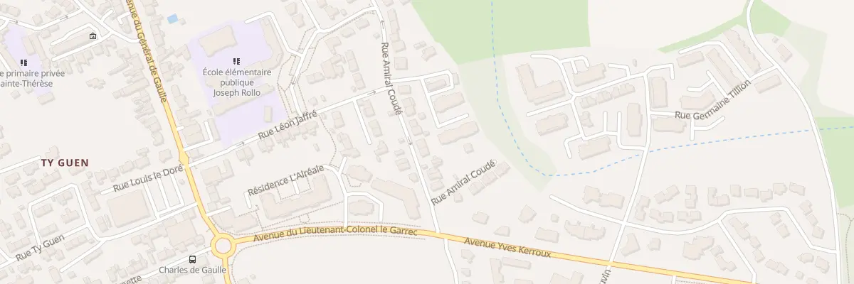 Plan du 40 Rue Amiral Coude à Auray