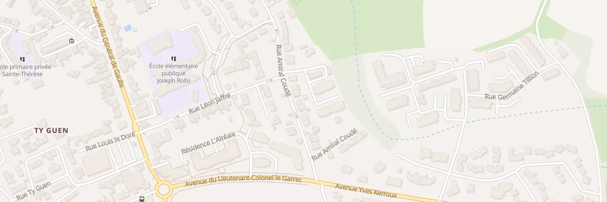 Plan du 44 Rue Amiral Coude à Auray