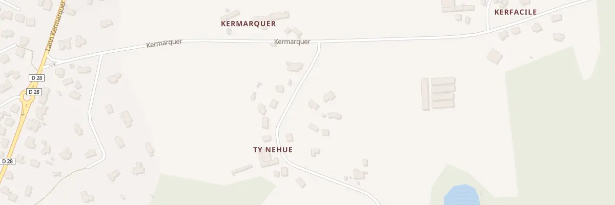 Plan du 3 Ty Nehue à Crach
