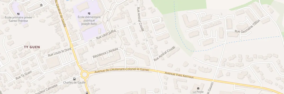 Plan du 27 Rue Amiral Coude à Auray
