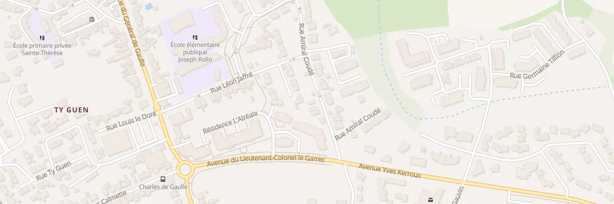 Plan du 29 Rue Amiral Coude à Auray