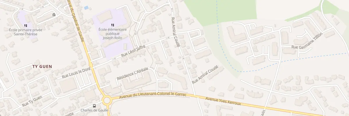 Plan du 31 Rue Amiral Coude à Auray