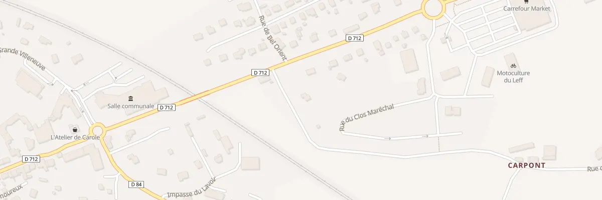 Plan du 8 Rue de Saint Brieuc à Châtelaudren-Plouagat