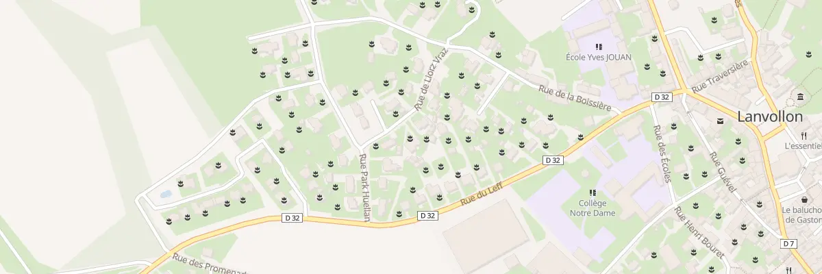 Plan du 9 Rue de Liors Vraz à Lanvollon