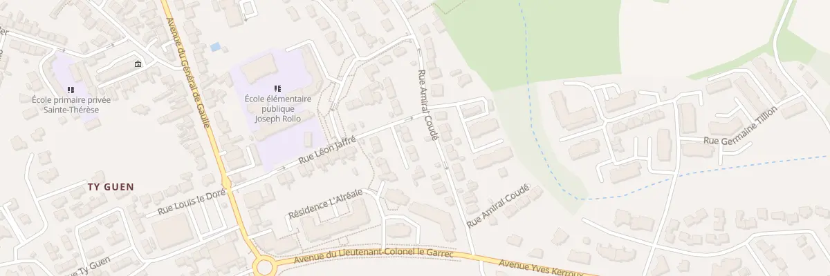 Plan du 37 Rue Amiral Coude à Auray