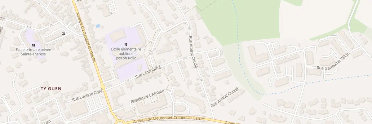 Plan du 39 Rue Amiral Coude à Auray