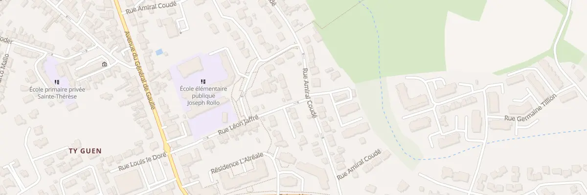 Plan du 41 Rue Amiral Coude à Auray