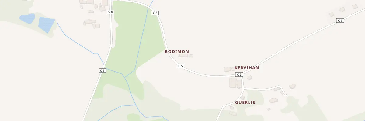 Plan du 2 Bodimon à Guénin