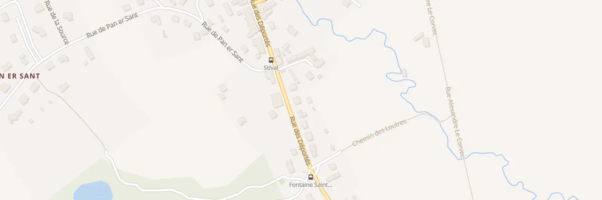Plan du 12 Rue des Déportés à Pontivy