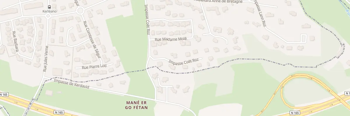 Plan du 17 Imp Coët Roz à Auray