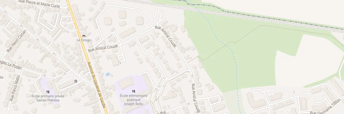 Plan du 57 Rue Amiral Coude à Auray