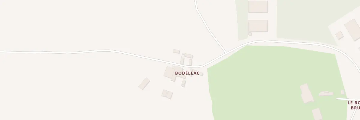 Plan du 3 Bodéléac à Saint-Gildas