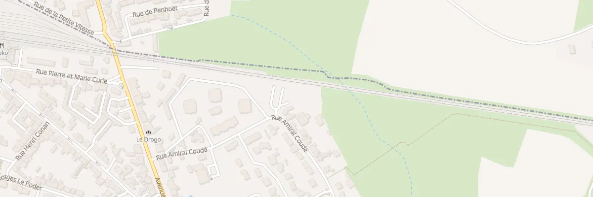 Plan du 86 Rue Amiral Coude à Auray