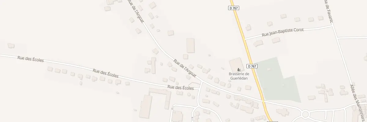 Plan du 20 Rue de l’Argoat à Guerlédan