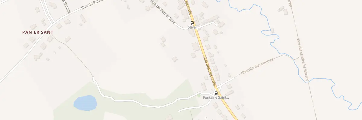 Plan du 13 Rue des Déportés à Pontivy
