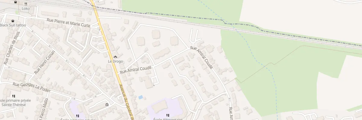 Plan du 71 Rue Amiral Coude à Auray