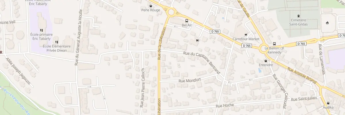 Plan du 35 Rue du Capitaine Bertrand à Auray
