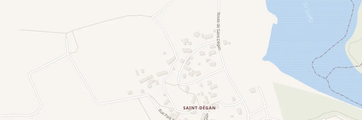 Plan du 7 Che du Lavoir - Saint Degan à Brech