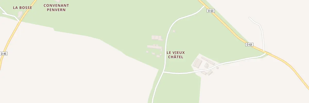 Plan du 1 Le Vieux Chatel à Saint-Gildas