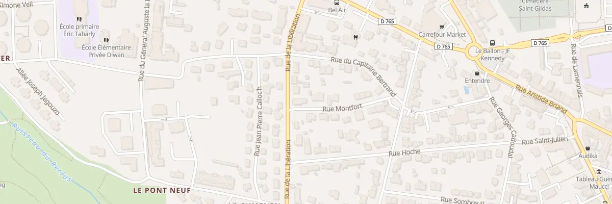 Plan du 17B Rue Montfort à Auray