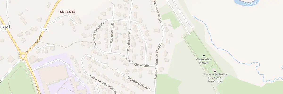 Plan du 30 Rue de la Chevalerie à Brech