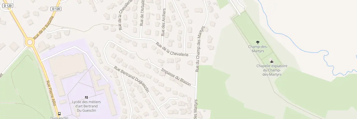 Plan du 5 Rue de la Chevalerie à Brech