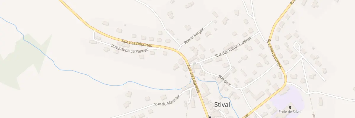 Plan du 53 Rue des Déportés à Pontivy