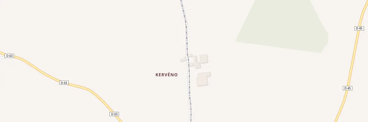 Plan du 1 Kervenno à Boqueho