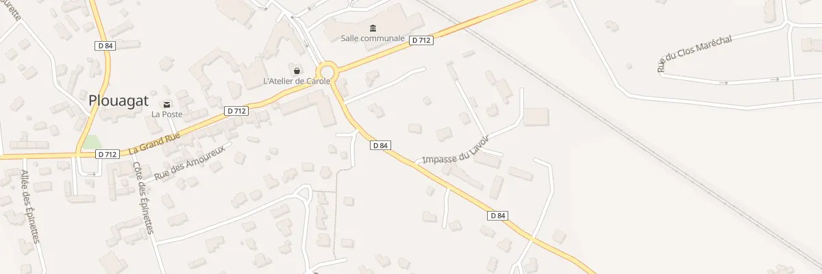 Plan du 9 Côte aux Goupils à Châtelaudren-Plouagat