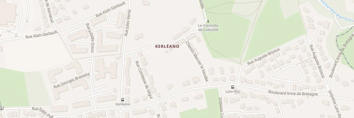 Plan du 6 Che de Kerléano à Auray