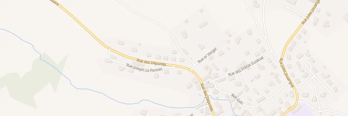 Plan du 50 Rue des Déportés à Pontivy