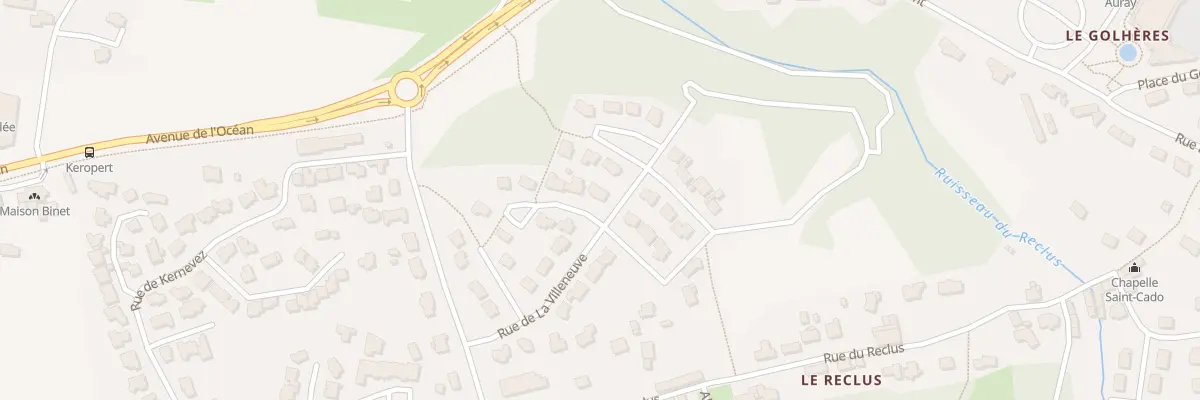 Plan du 2 All Henri Quéffélec à Auray