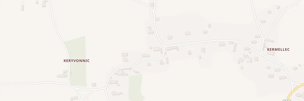 Plan du 6 Keryvonnic à Pludual