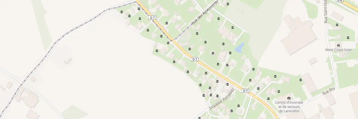 Plan du 53 Rue du Tregor à Lanvollon