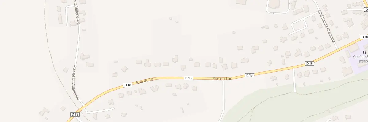 Plan du 38 Rue du Lac à Guerlédan