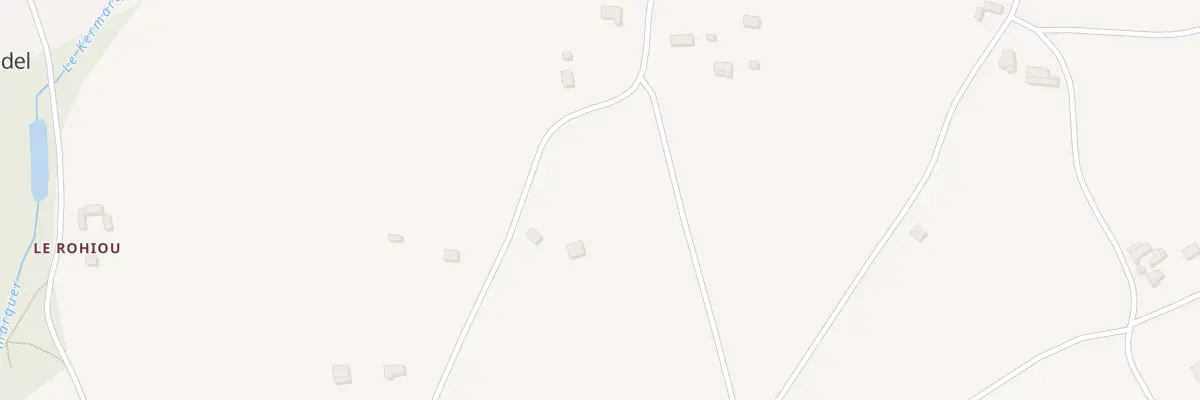 Plan du 5522 Kerderrien à Pléhédel
