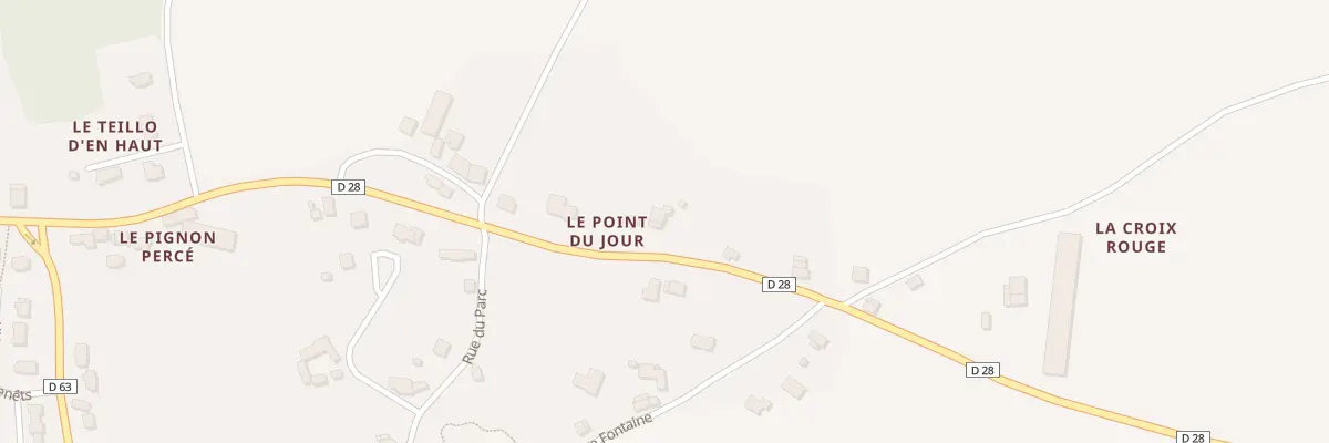 Plan du 2 Le Point du Jour au Vieux-Bourg