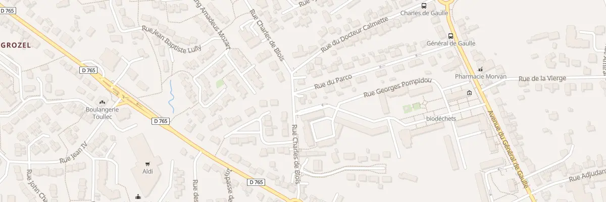 Plan du 45 Rue Charles de Blois à Auray