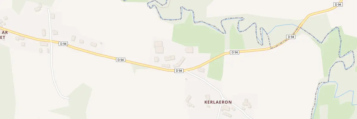 Plan du 9 Kerlaeron à Lannebert