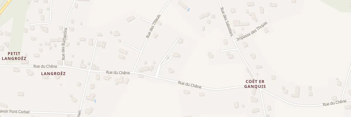 Plan du 94 Rue du Chene à Camors