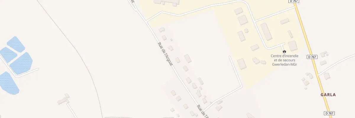 Plan du 56 Rue de l’Argoat à Guerlédan
