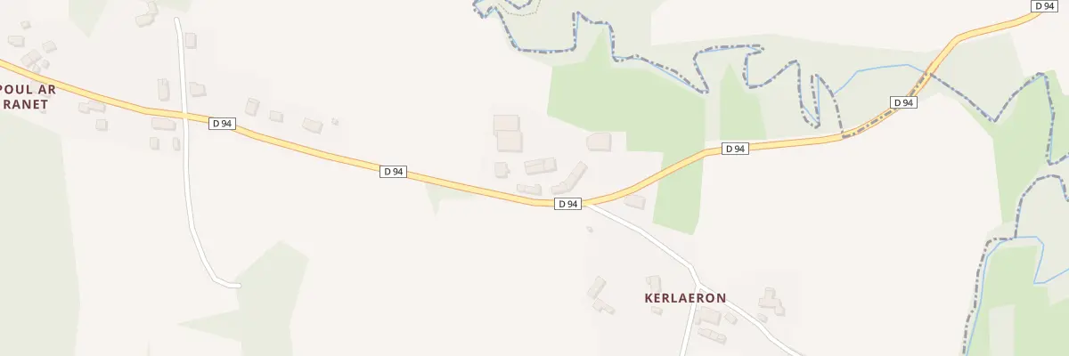 Plan du 7 Kerlaeron à Lannebert