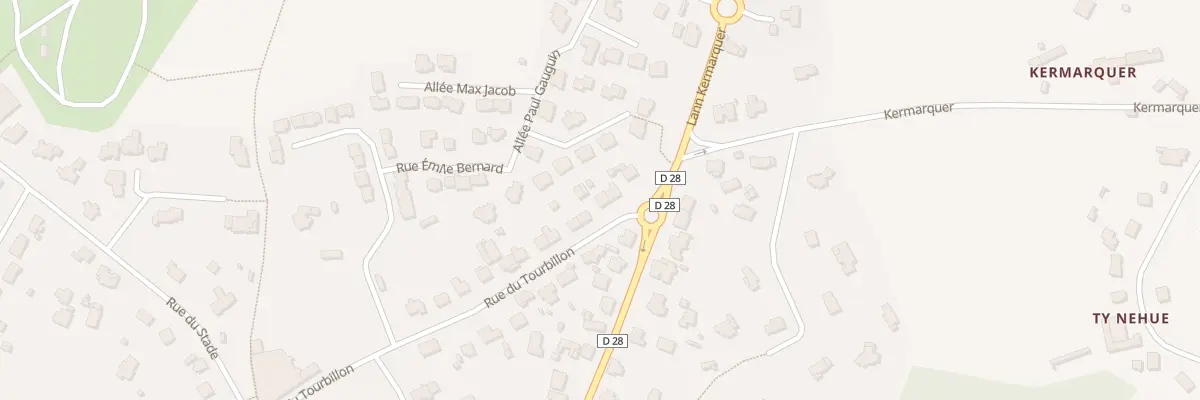 Plan du 25 Rue du Tourbillon à Crach