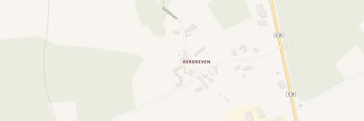 Plan du 5303 Kerdreven à Crach