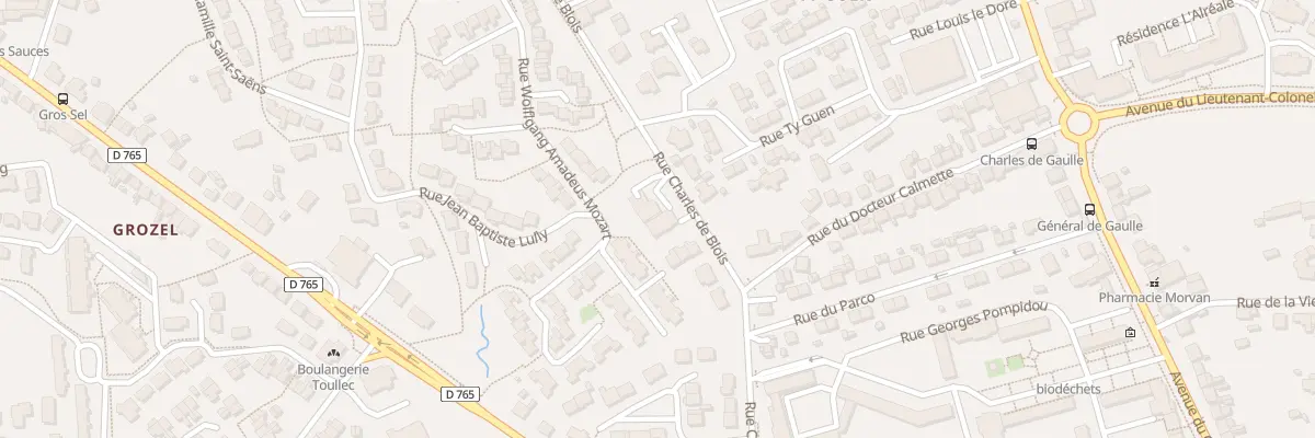 Plan du 50 Rue Charles de Blois à Auray