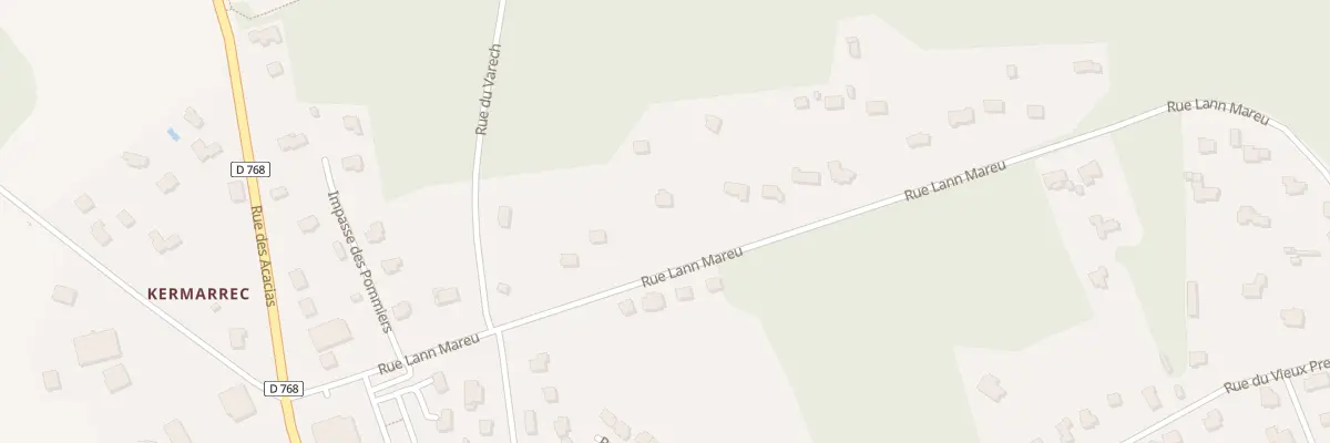 Plan du 7 Rue Lann Mareu à Camors
