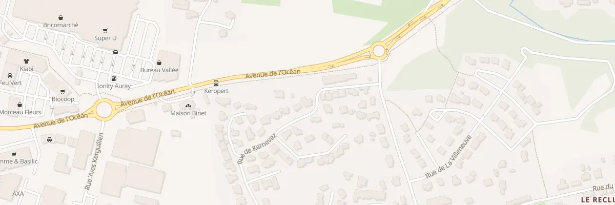 Plan du 39 Rue de Kernevez à Auray